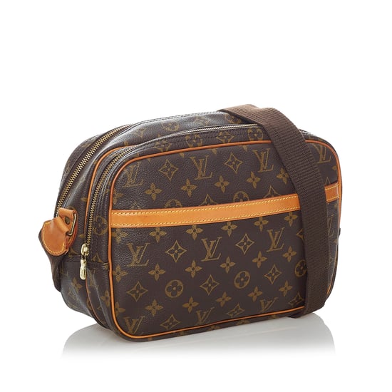 Vintage Louis Vuitton Monogram Reporter PM Brown