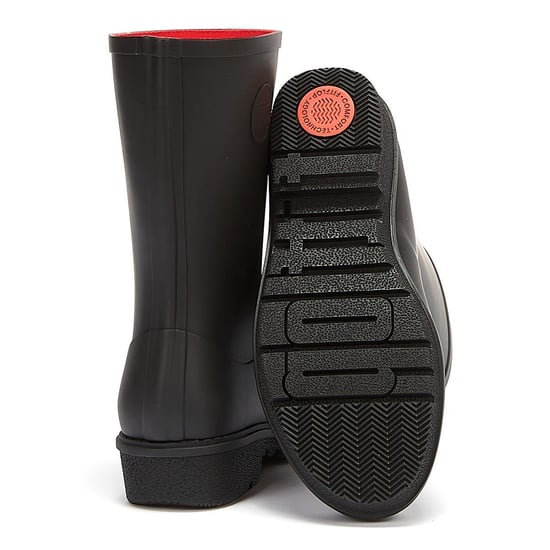 FitFlop Wonderwelly Korte Dames Zwarte Laarzen - Image 4