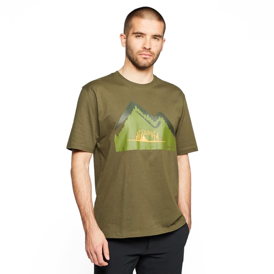 Peter Storm Men's Mountain Tent Short Sleeve T-Shirt made with 100% Cotton, Casual Tee