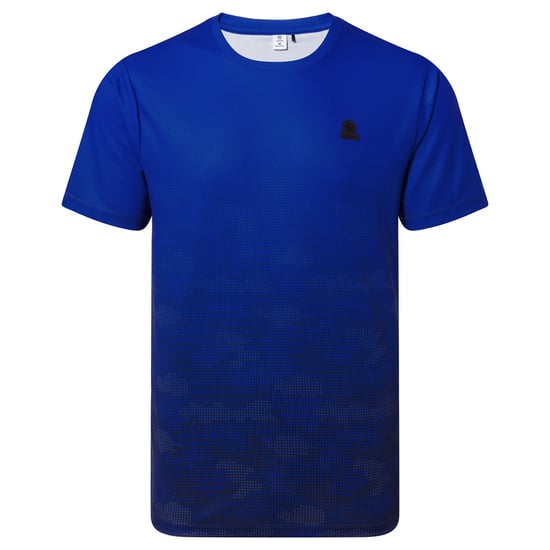 Kildwick Mens Tech T-Shirt Sapphire Blue Dot Camo