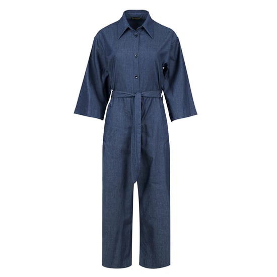 Indigo katoenen jumpsuit - Image 1