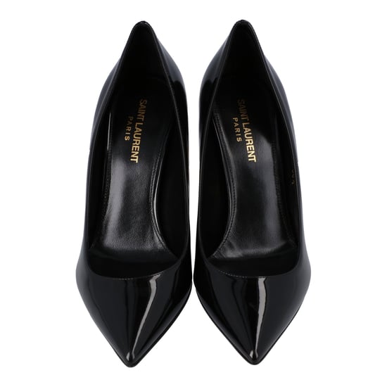 Saint Laurent Opyum Patenten Leren Hakken Zwart - Image 4
