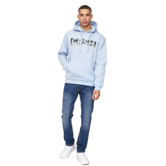 Crosshatch Heren Sullivan Hoodie (Lichtblauw) - Image 5