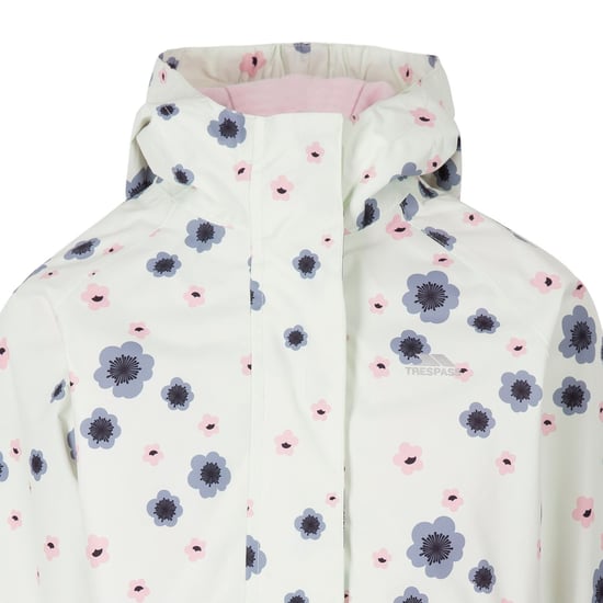 Trespass Childrens Girls Hopeful Waterproof Rain Jacket (Mint Breeze)