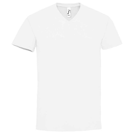 SOLS Heren Imperial V Hals T-shirt (Wit) - Image 1