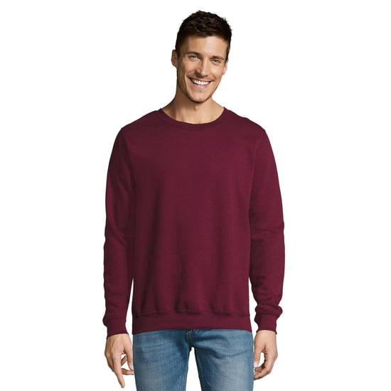 SOLS Uniseks Adult New Supreme Sweatshirt (Bourgondië) - Image 1