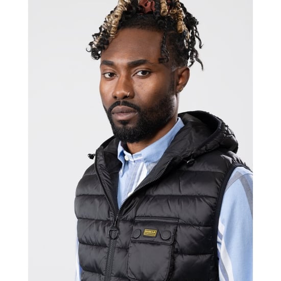Barbour International Ousten Hood Mens Gilet
