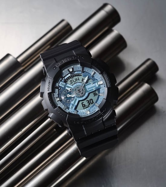 Casio G-shock Heren Zwarte Horloge GA-110CD-1A2ER - Image 3