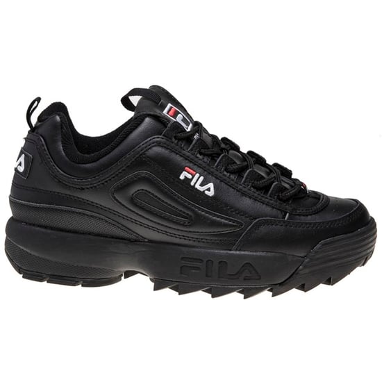 Shop Voor Fila Disruptor Ii Premium Zwarte/Witte/Fila Rode Trainers - Image 2