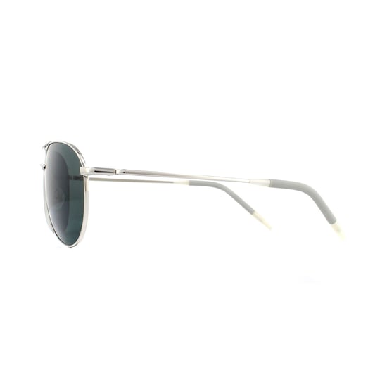 Oliver Peoples Aviator Unisex Silver Blue Polarized Sunglasses