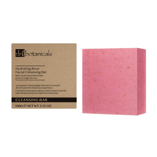 Dr Botanicals Hydraterende Rozen Gezichtsreinigingsbar 100g - Image 1