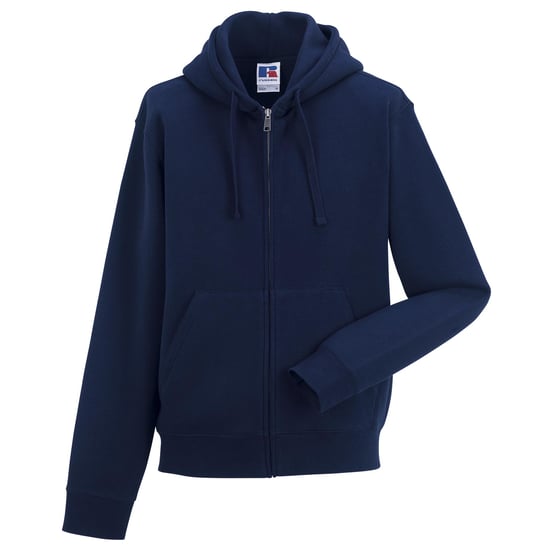 Russell Heren Authentieke Sweatshirt met volledige ritssluiting / Hoodie (Franse marine) - Image 3