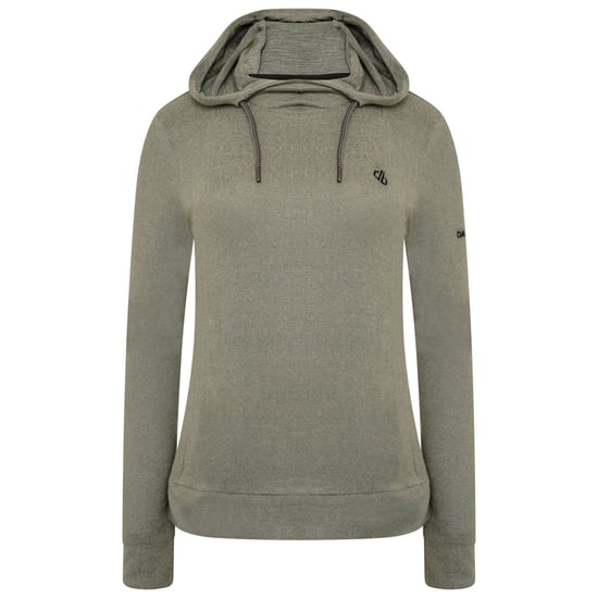 Dare 2B Womens/Ladies Out & Out Marl Fleece Hoodie (Duck Green)