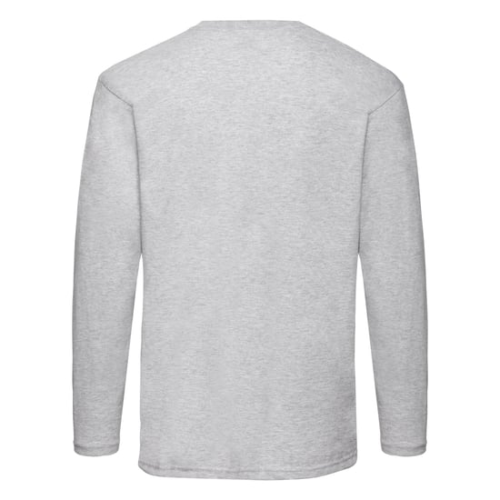 Fruit of the Loom Heren Valueweight Heather T-shirt met lange mouwen (Heide Grijs) - Image 2