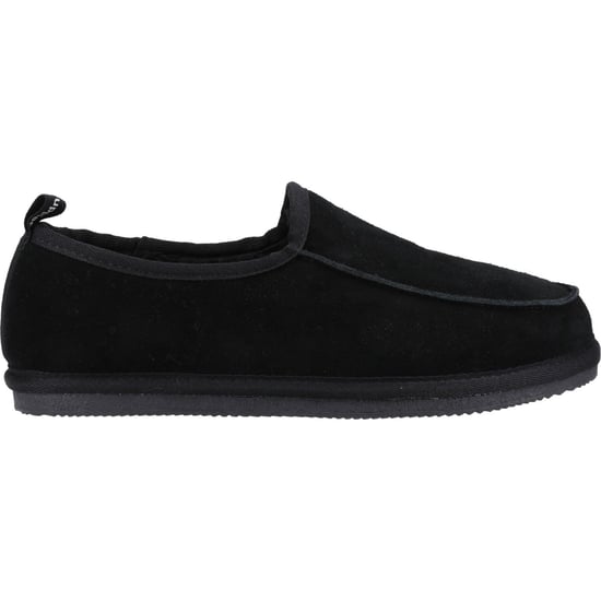 Hush Puppies Charles Suède Herenpantoffels Zwart - Image 5