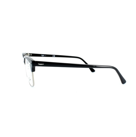 Ray-Ban Ronde Glanzend Zwarte Unisex Vrouwen Bril Monturen - Image 3