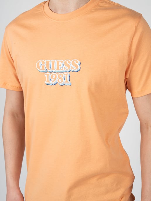 Guess T-Shirt Embro Mannen oranje - Image 5
