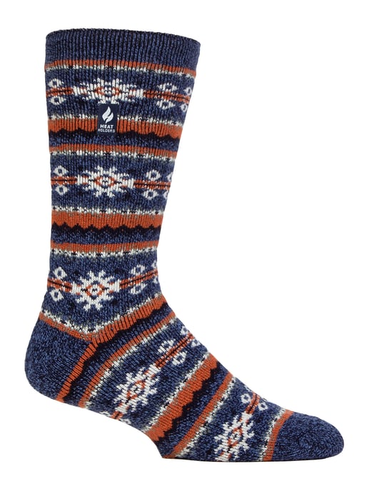 Mannen Nordic Sokken | Heat Holders | Ademend Lite Extra Warme Winter Thermosokken - Denim - Image 1