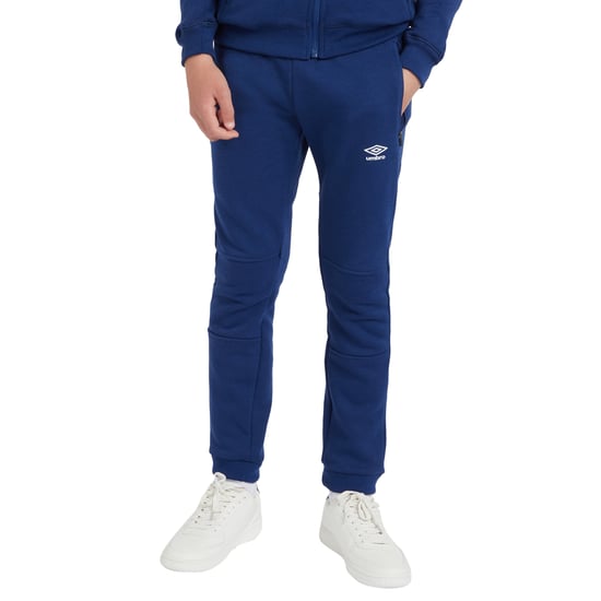 Umbro Childrens/Kids Club Leisure Jogging Bottoms (Navy/White)