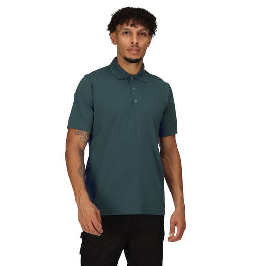 Regatta Mens Pro 65/35 Short-Sleeved Polo Shirt (Dark Green)