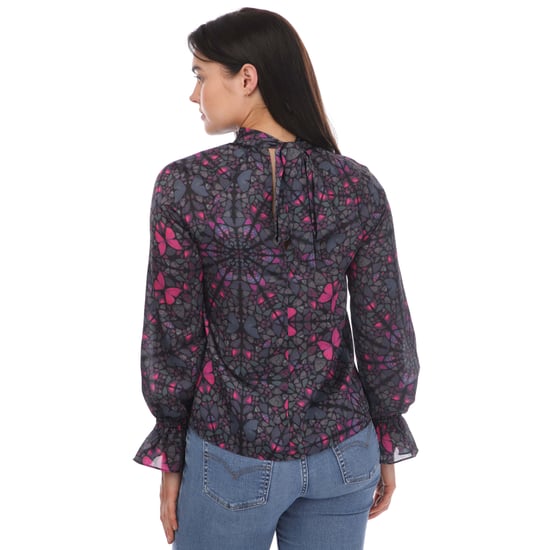 Women's Ted Baker Heiydii High Neck Blouse in Black