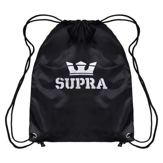 Supra Logo Zwart Nylon Tas - Image 1