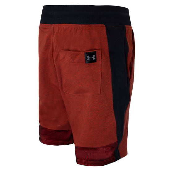 Under Armour Heren Microthread Terry Korte Broek Getapete Broek 1320717 890 L - Image 2