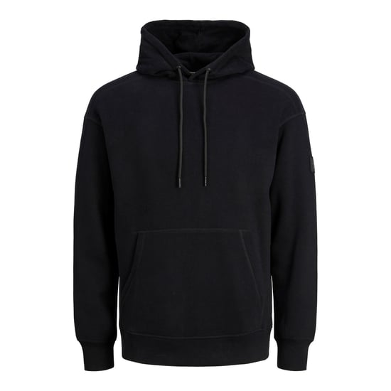 Jack & Jones Hoodies Jcoclassic Waffle Sweat Hood Zwart - Image 1