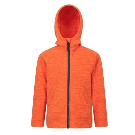 Mountain Warehouse Kinder/Kids Snowdonia Microfleece Full Zip Hoodie (Oranje) - Image 1