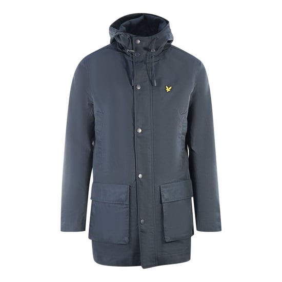 Lyle & Scott Hooded Parka Navy Blue Jacket - Image 1