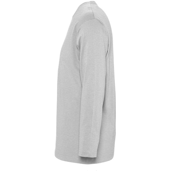SOLS Mens Monarch Long Sleeve T-Shirt (Grey Marl)