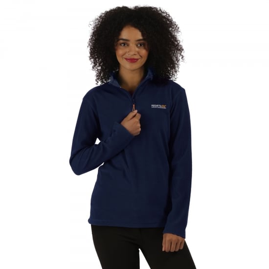 Regatta - Geweldige Outdoors Dames Sweetheart 1/4 Zip Fleece Sweater (Navy) - Image 2