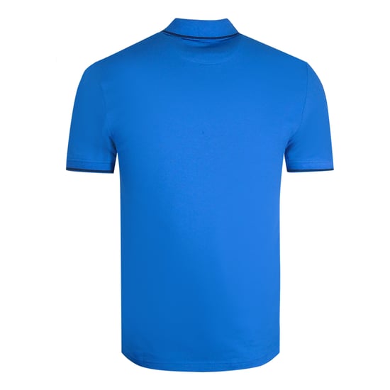 Lyle & Scott Lenteblauw poloshirt met getipte kraag - Image 2