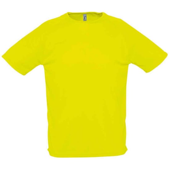SOLS Heren Sportief Raglan T-shirt (Neon geel) - Image 1