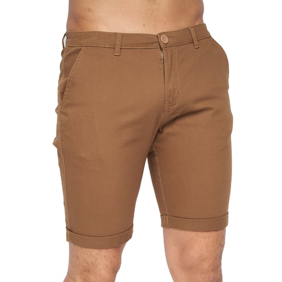 Crosshatch Heren Sinwood Chino Shorts (Kaneel) - Image 1