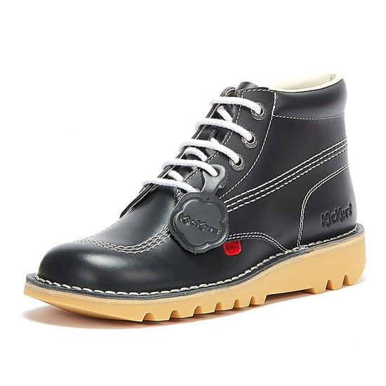 Kickers Heren Kick Hi Core Natuurlijk Leren Laarzen - (Marine Blauw) - Image 3