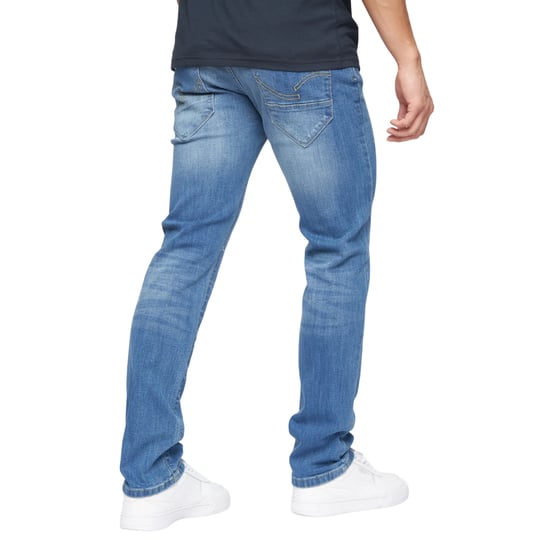 Crosshatch Heren Farrowed Stretch Jeans (Stone Wash) - Image 2