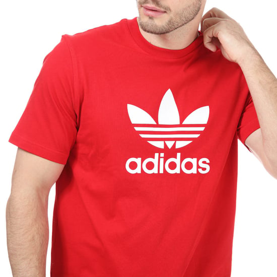 Men's adidas Originals Trefoil T-Shirt in Red