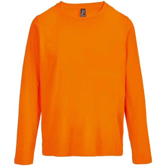 SOLS Dames/Dames Monarch T-shirt met lange mouwen (Oranje) - Image 1