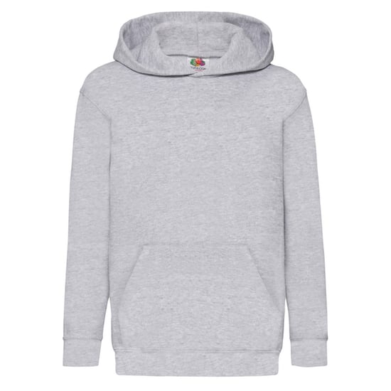 Fruit of the Loom Kinder/Kids Klassieke Effen Hoodie (Heide Grijs) - Image 1