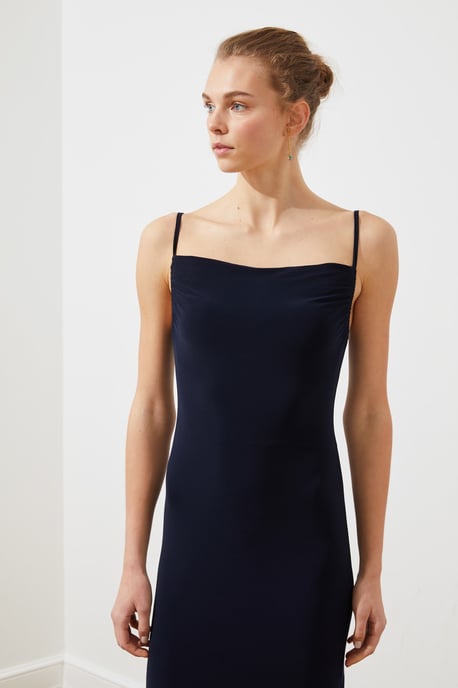 Trendyol Vrouw/Meisje Col nek Bodycon Midi Jurk - Image 3