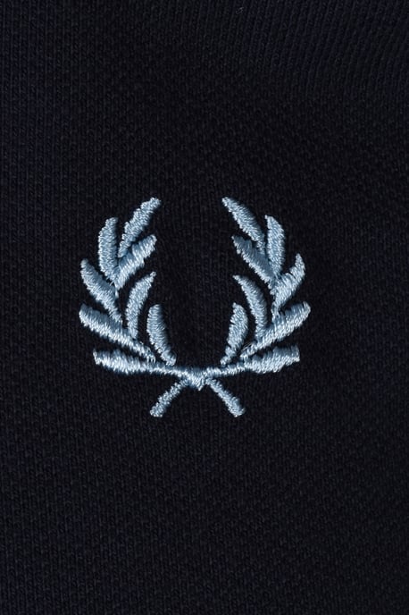 Fred Perry De Original Made In England Polo Shirt Marineblauw - Image 3