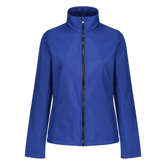 Regatta Standout Womens/Ladies Ablaze Printable Soft Shell Jacket (Royal Blue/Black)