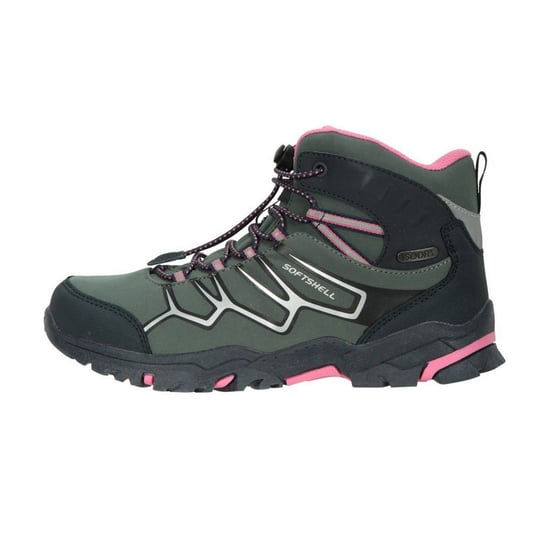 Mountain Warehouse Softshell waterdichte wandelschoenen voor kinderen/Kinderen (Donkere Khaki) - Image 3