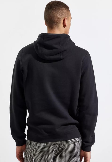 Nike Club pullover hoodie geborduurd logo in marineblauw - Image 2
