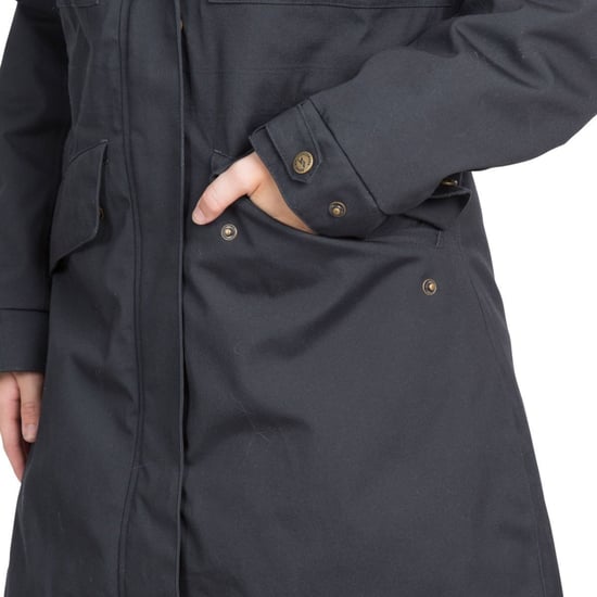 Trespass Womens/Ladies Faithful Waterproof Jacket (Dark Grey)
