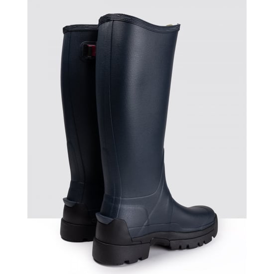 Hunter Balmoral Adjustable Rubberen Dames Navy/Peppercorn Regenlaarzen - Image 3