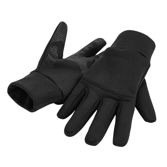 Beechfield Unisex Adults Softshell Sports Tech Gloves (Black)
