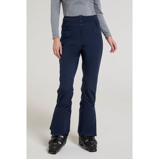 Mountain Warehouse Dames/Dames Avalanche RECCO Hoge Taille Skibroek (Donkerblauw) - Image 1