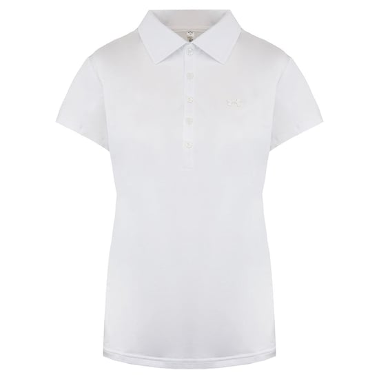 Under Armour Golf HeatGear Short Sleeve White Womens Polo Shirt 1272336 100